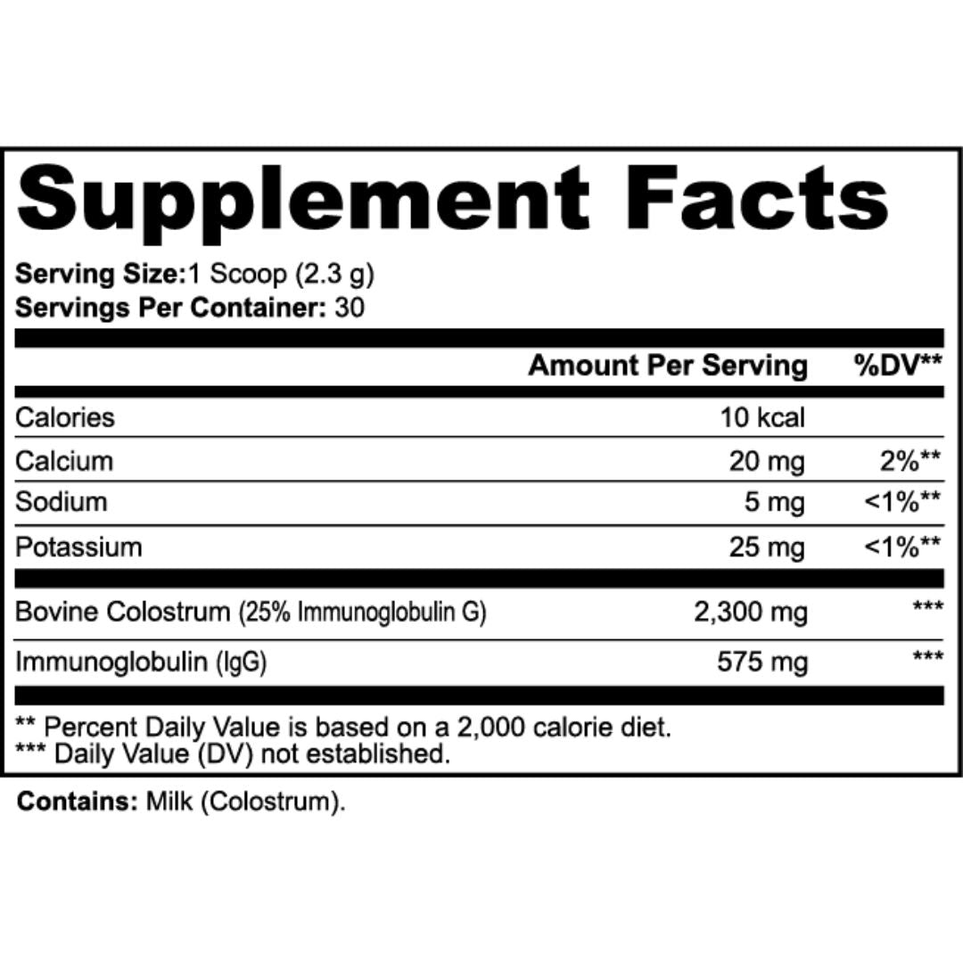 Colostrum Powder Gut & Recovery Complex