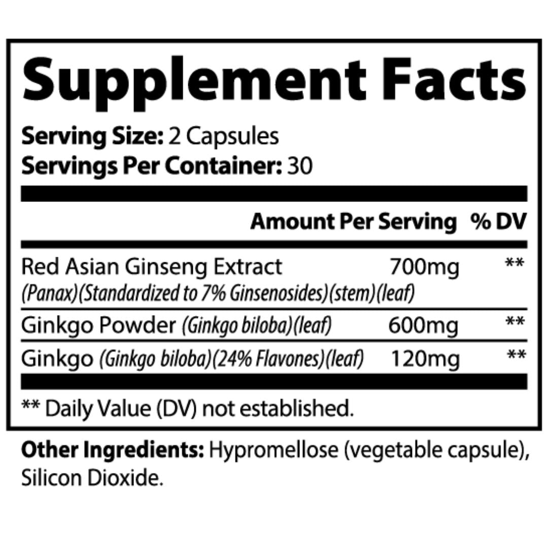 Ginkgo Biloba + Ginseng
