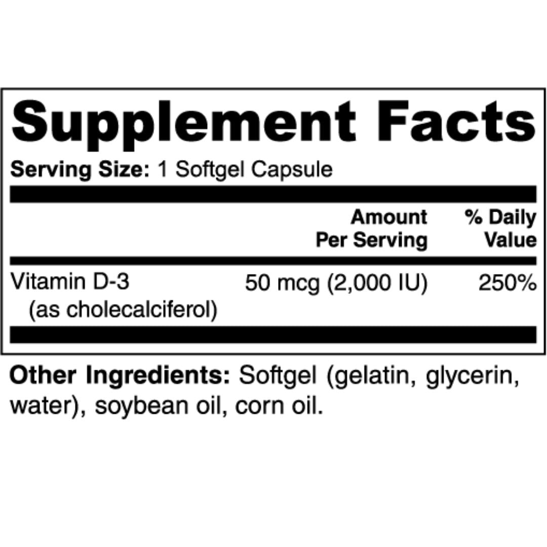Vitamin D3 Bone + Immune Support